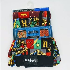Harry Potter Men’s Boxer Briefs 2 Pack Large 36-38